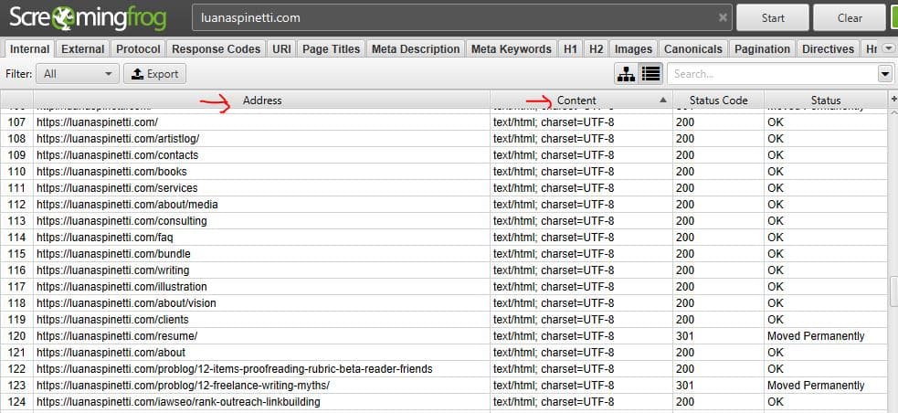 Content Pruning SEO - How to use Screaming Frog for the content audit stage