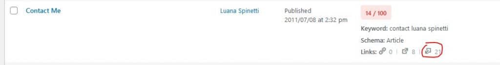 Orphan Pages: Rank Math SEO example