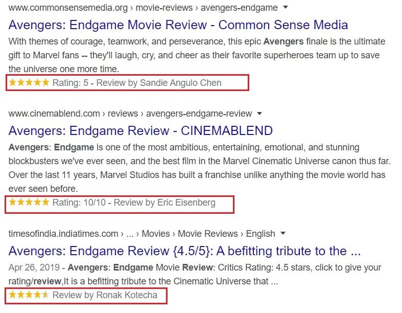 SEO Schema Rich Snippets