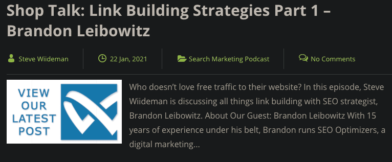 Brandon Leibowitz Wiideman Podcast