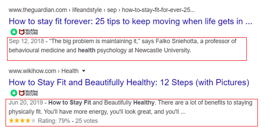 Google Meta Descriptions SEO