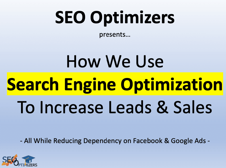 SEO Optimizers Masterclass Cover