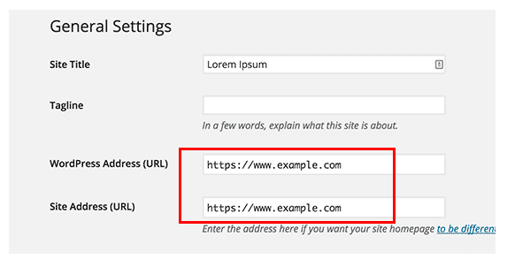 Wordpress SSL Manually